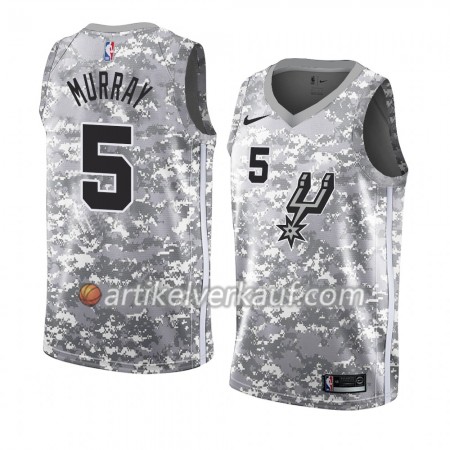 NBA San Antonio Spurs Trikot Dejounte Murray 5 2018-19 Nike Grau Swingman - Herren